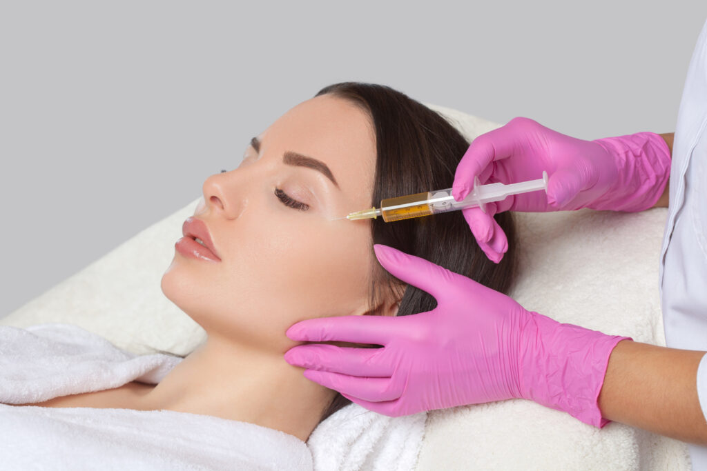 PRF gel injections